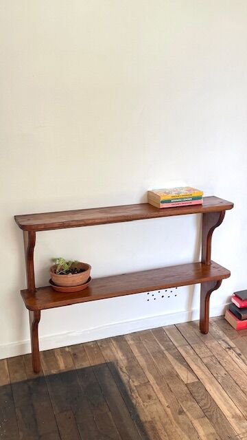 VINTAGE Solid Oak SHELF