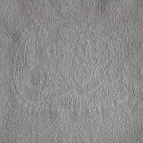 Nappe ancienne damassée 150x145cm+6 serviettes