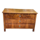 Vintage Louis Philippe walnut commode from the 19th century.