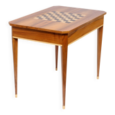 Writing desk and gaming table in walnut