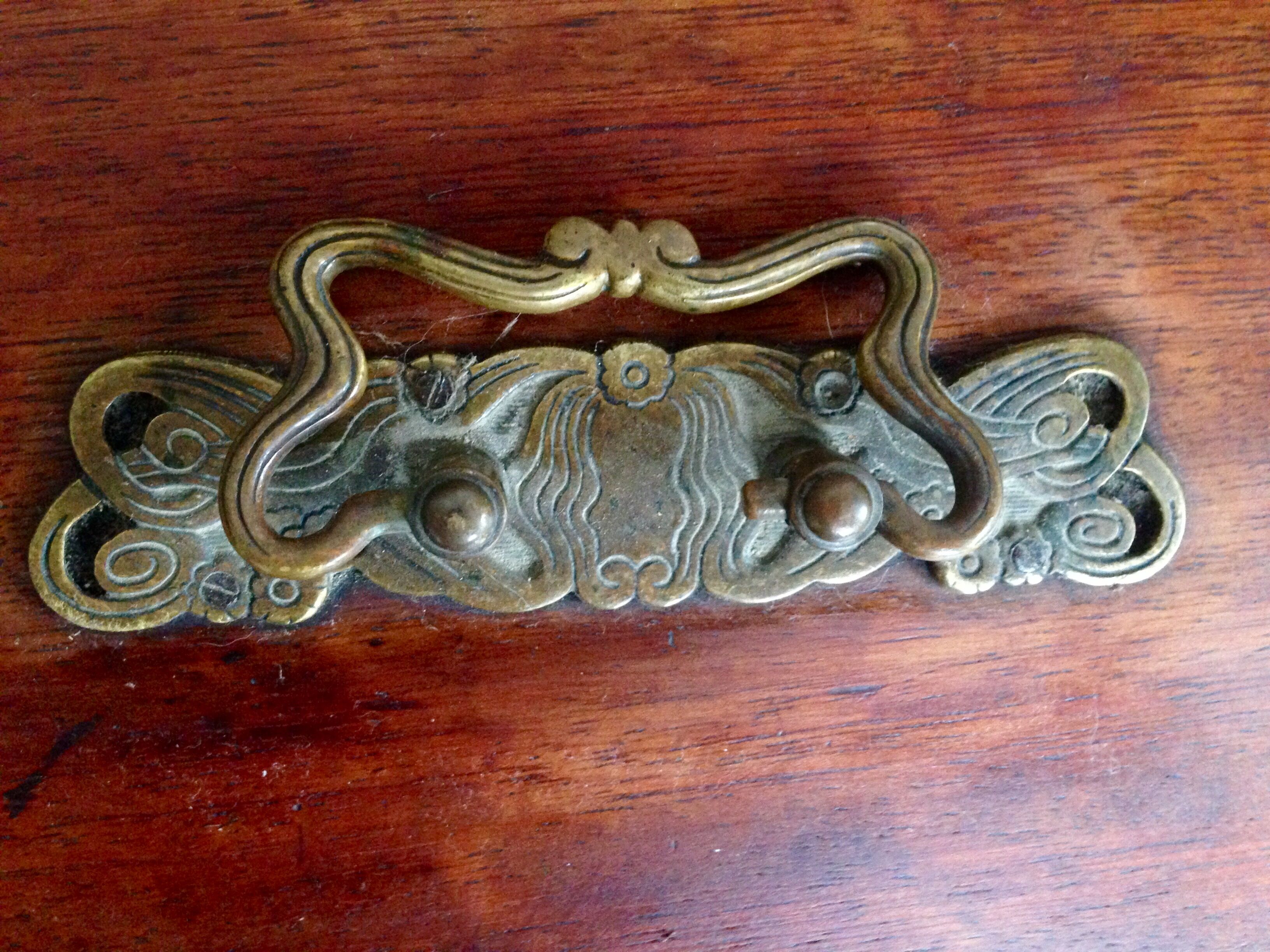 Circa 1900 wooden chest