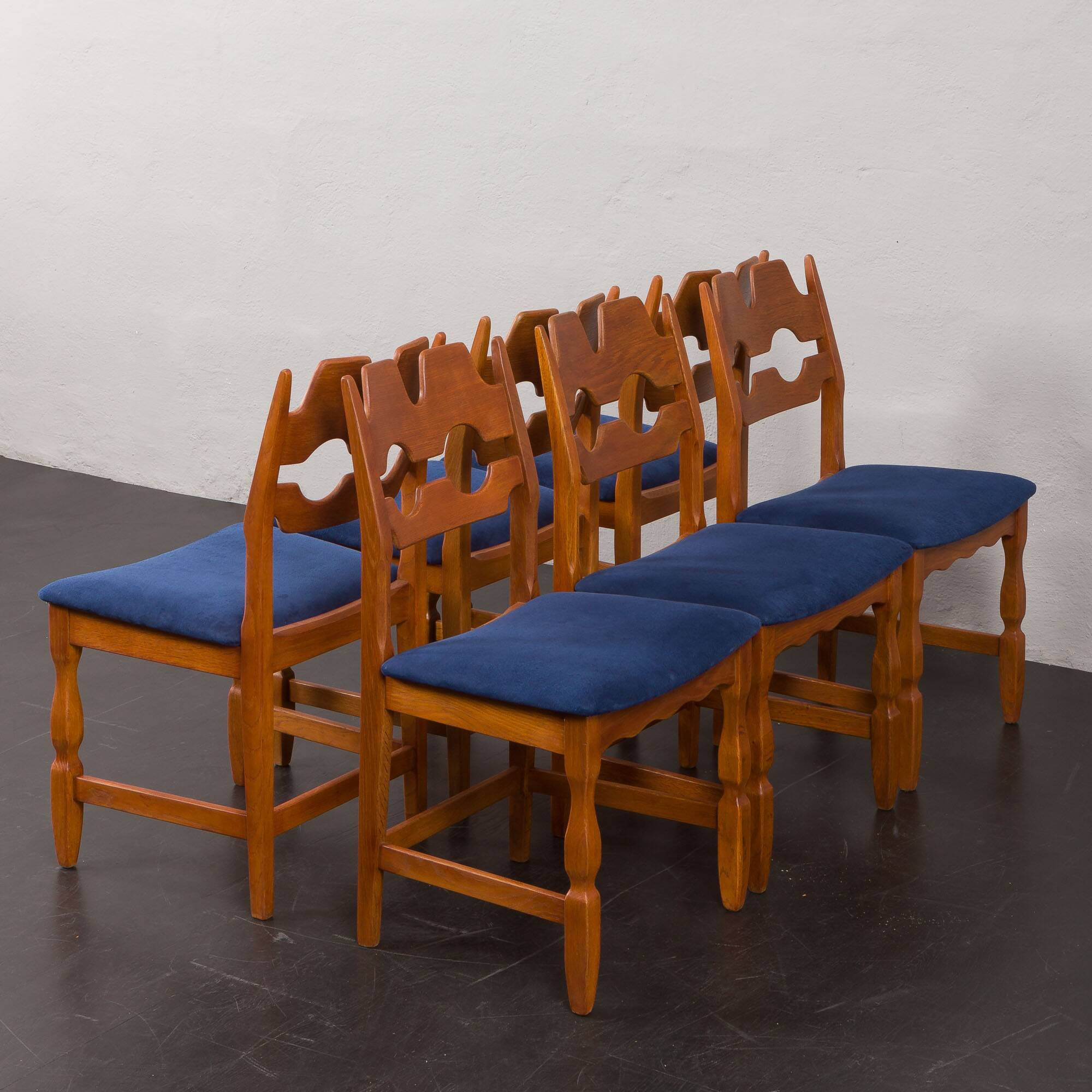 Razor Blade Chairs by Henning Kjaernulf for Nyrup, Denmark 1960s