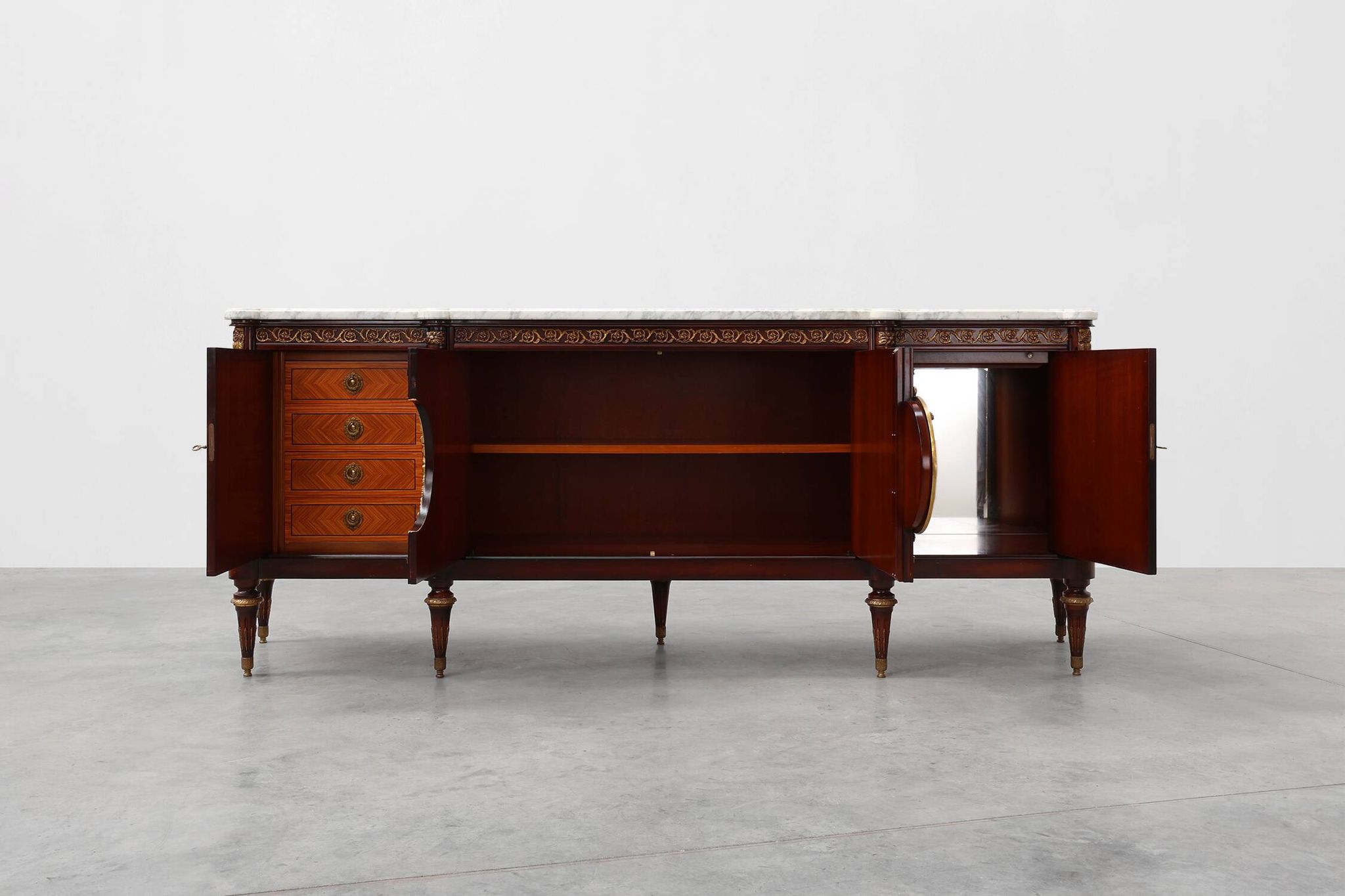 High Quality 20th Century Louis XVI style Mahogany sideboard by E.P. Ehalt