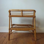 Table de chevet rotin