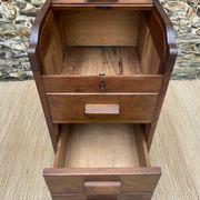 Office furniture, wooden sliding-door filing cabinet