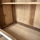 Parisian wardrobe with shelves, renovated oak wood.