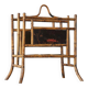 Anglo-Japanese bamboo imitation magazine rack, tortoiseshell, 19th century.