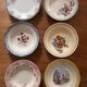 Mismatched antique plates