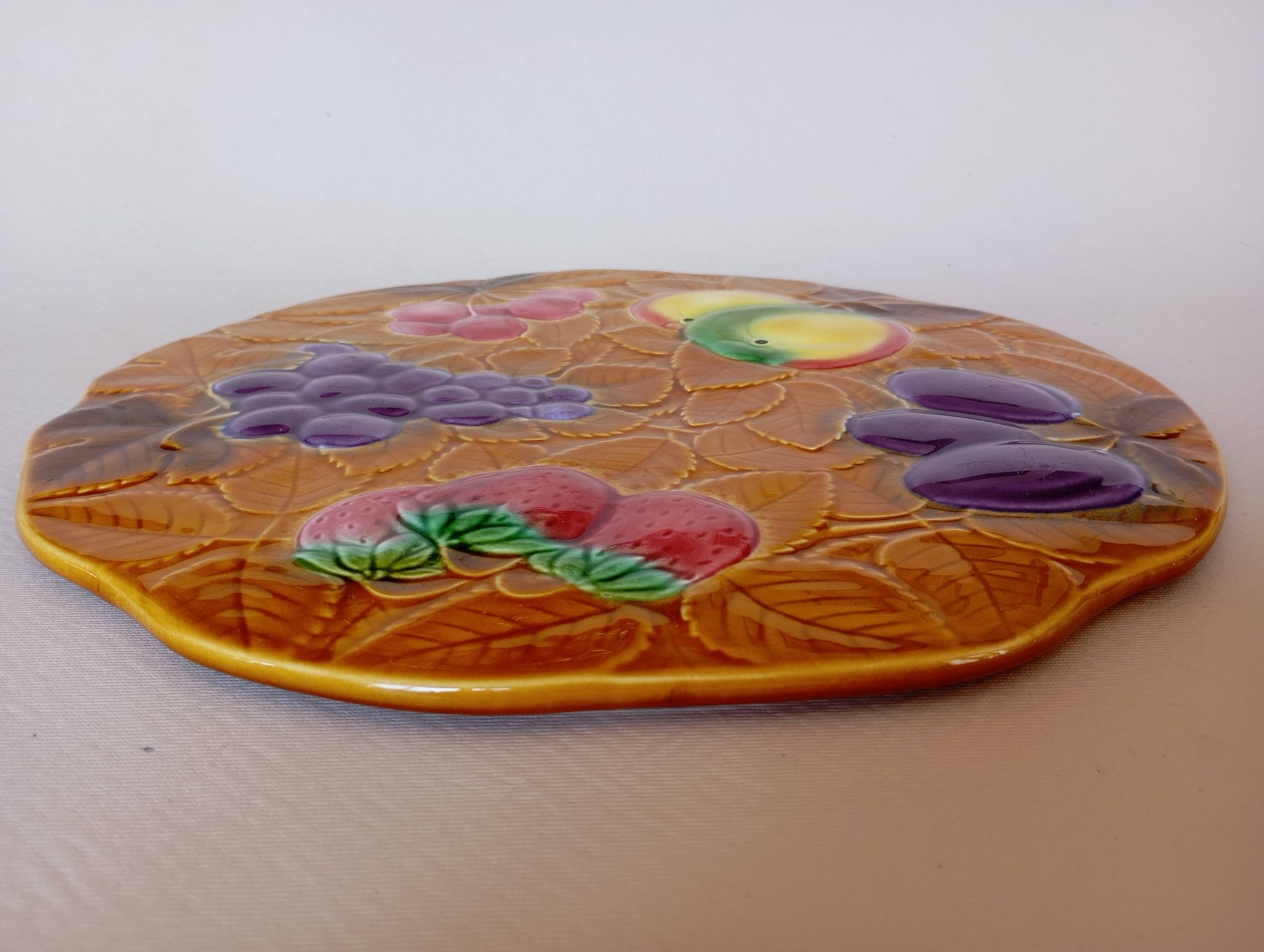Cake service in slipware Salins les Bains