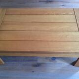 Solid ash coffee table