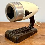 Lampe en Bakélite et métal chromé - Années 50 -Style Bauhaus - Sollux Hanau