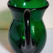 Vintage Empoli blown glass jug