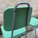 Green chairs