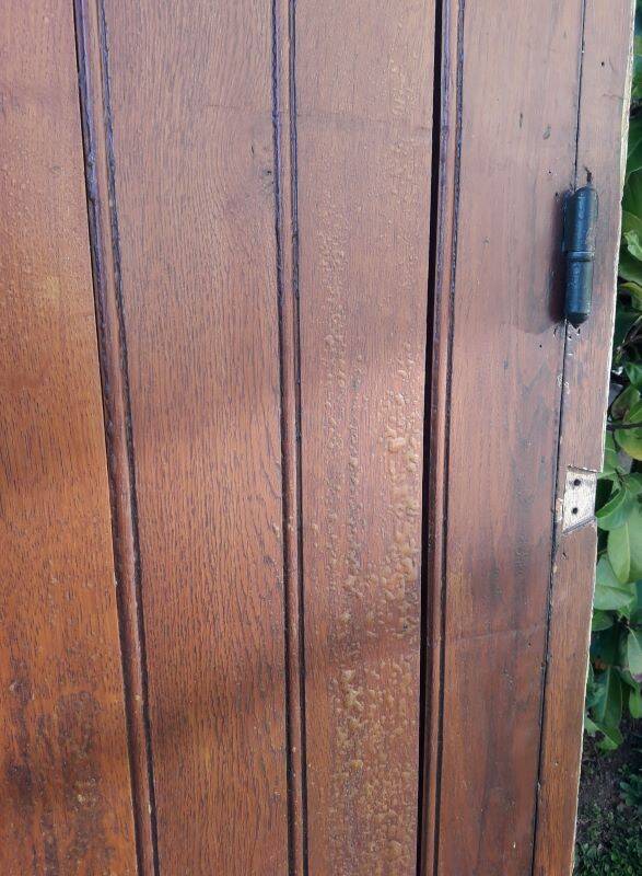 Double entrance door 227x142.2cm oak multi-point lock and frame
