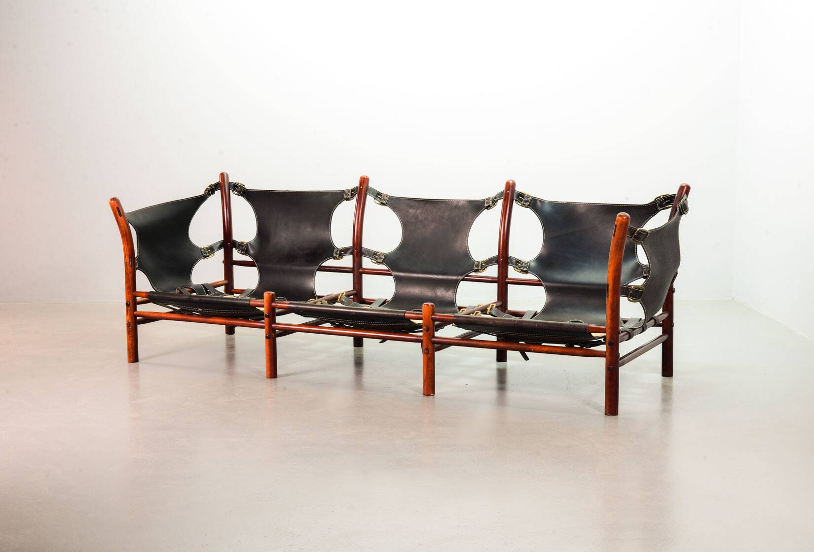 Arne Norell 3-Seat Ilona Rosewood Sofa for Arne Norell AB Aneby Möbler 60s