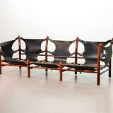 Arne Norell 3-Seat Ilona Rosewood Sofa for Arne Norell AB Aneby Möbler 60s