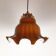 Suspension en verre marron, années 1970