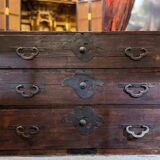 Small low chest of drawers (tansu) Japan, late Edo period circa 1850