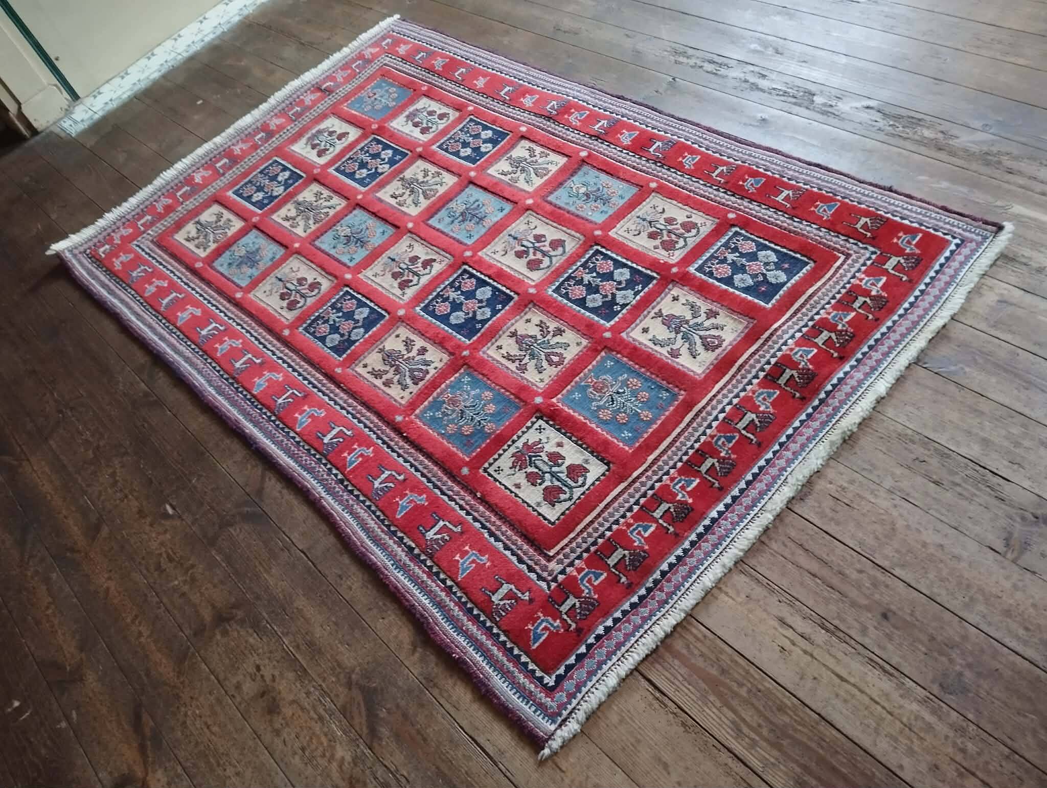 Persian Gabbeh Kilim Rug 186x118cm