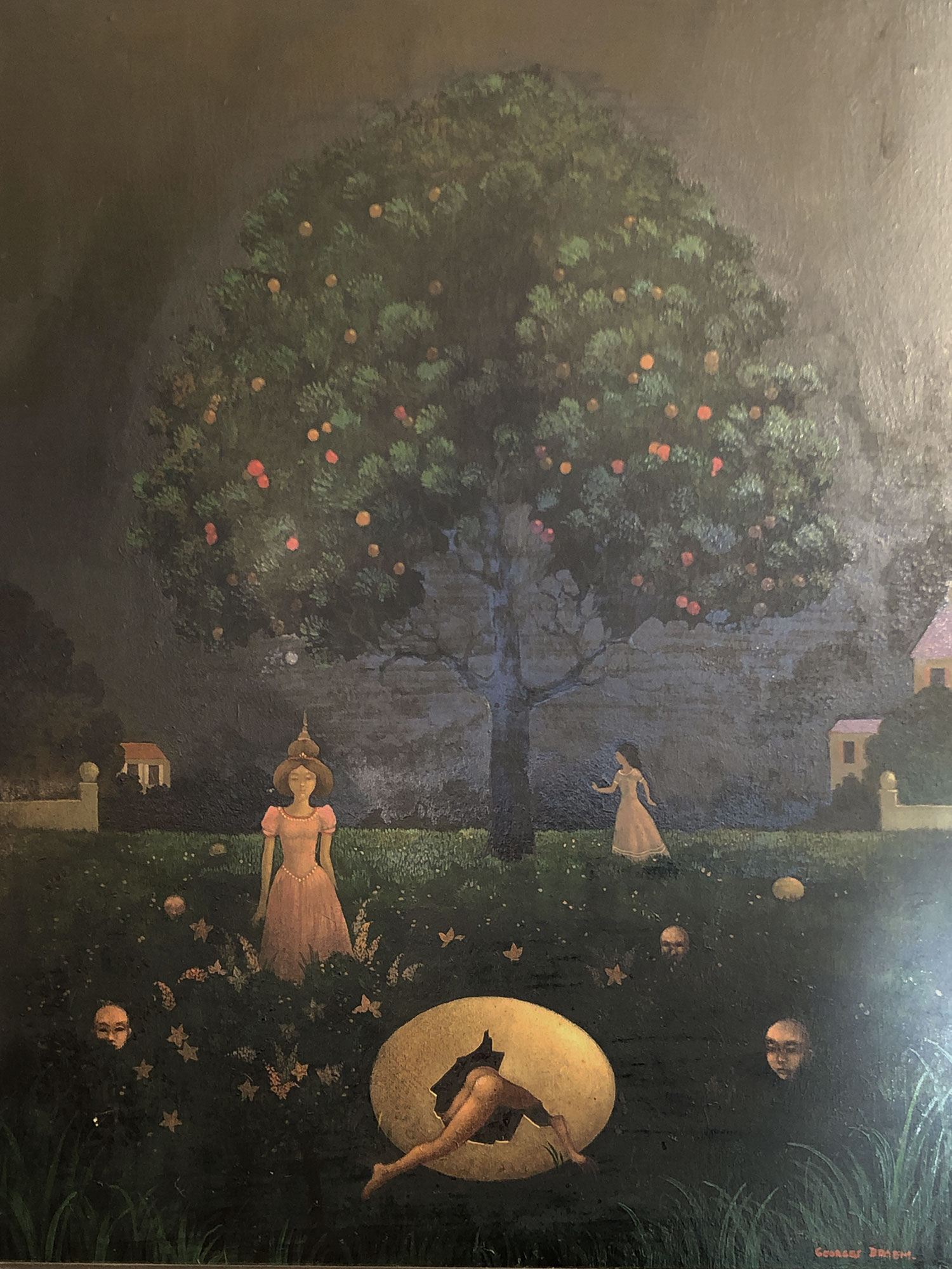 Huile sur toile signée georges braem (1931 - 1998)