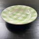 Pale green checkered plate