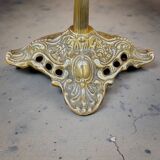 Dragon-styled floor ashtray – gilded brass – 1960s