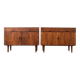 Pair of Mid Century Modern Cabinets by H. W. Klein for Bramin, Denmark