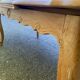 Large Louis XV dining table stripped in solid oak 1960 260cm