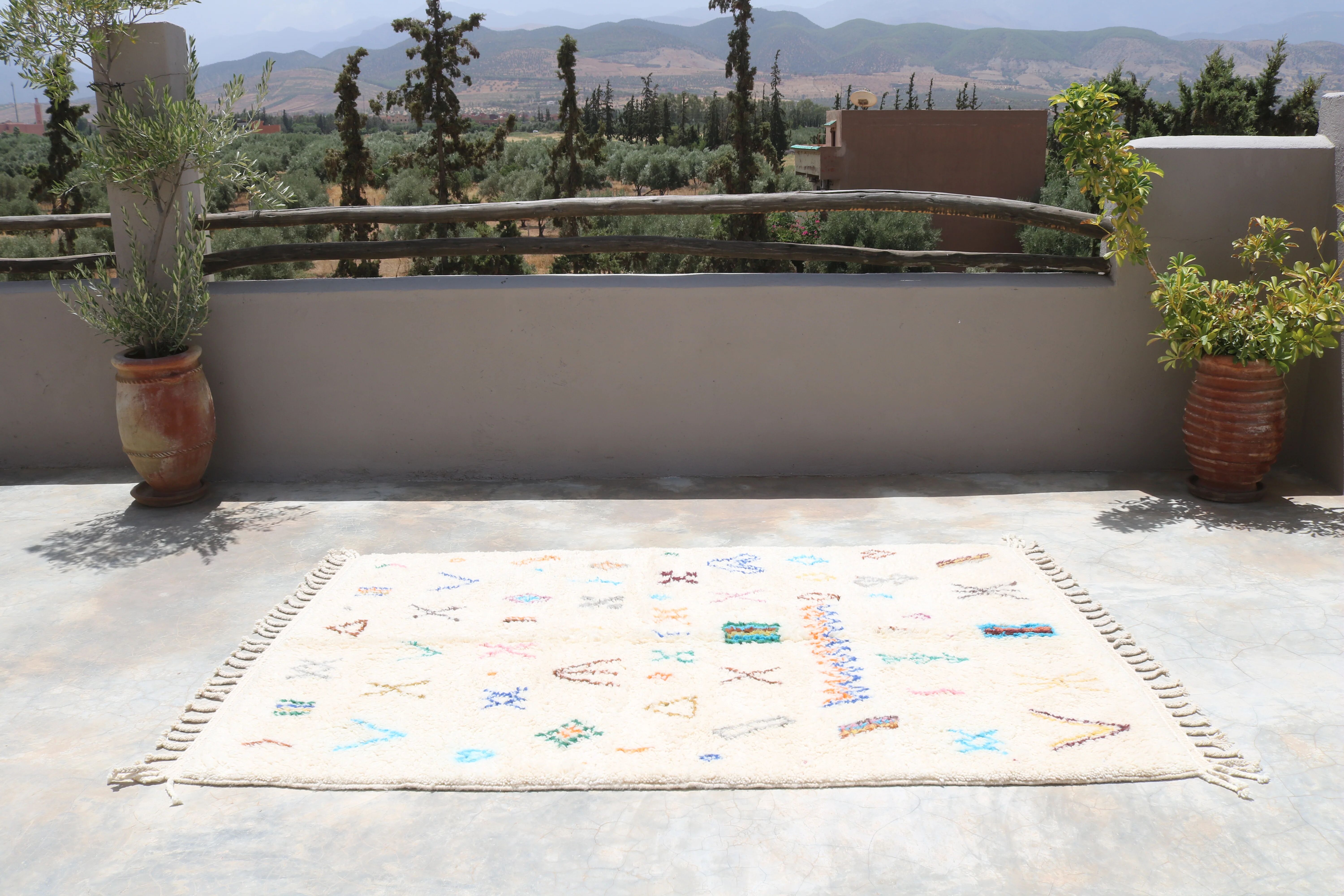 Colourful handmade rug, 255 x 160 cm - AZ839