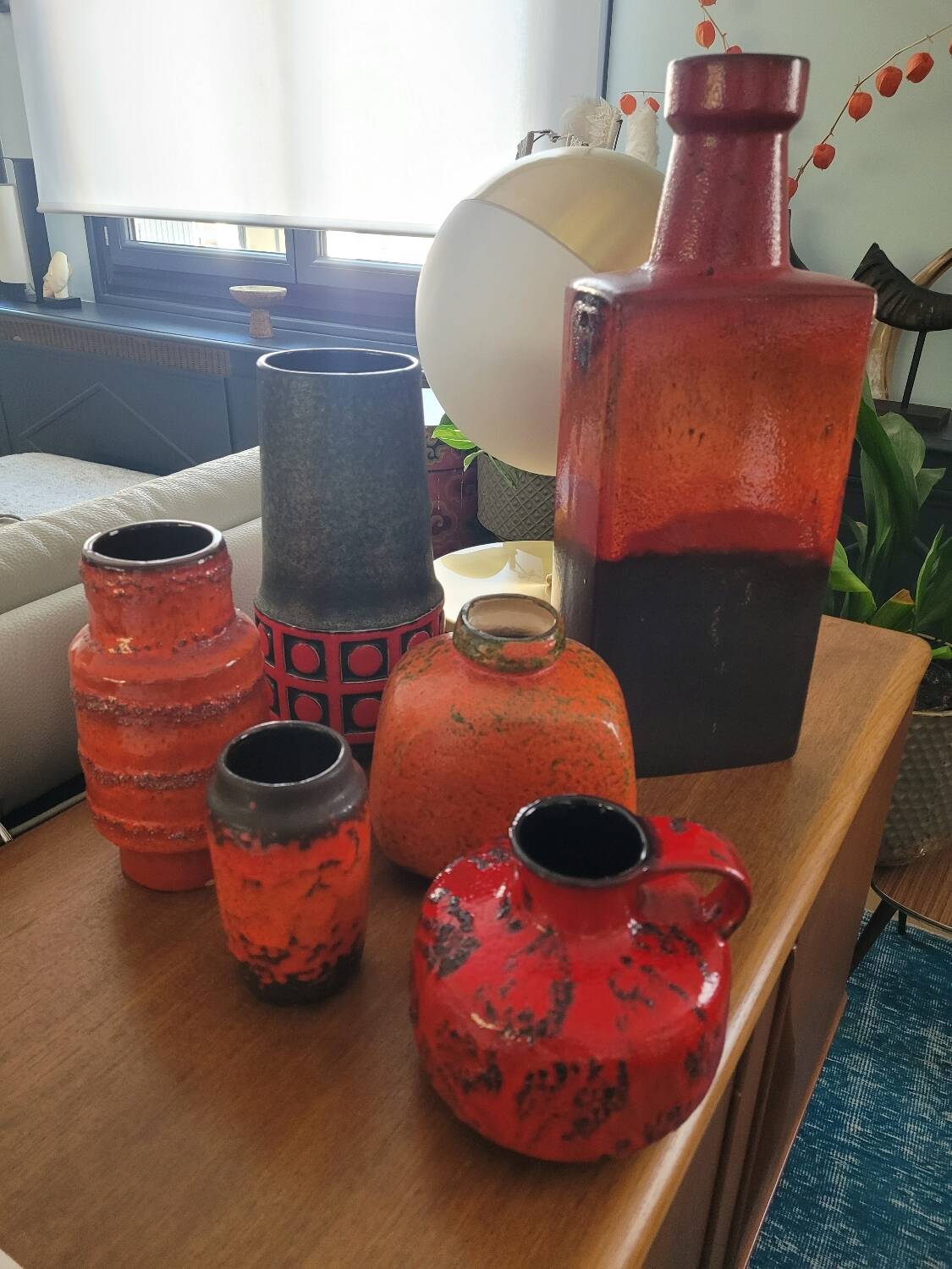 West Germany Handled Vase
