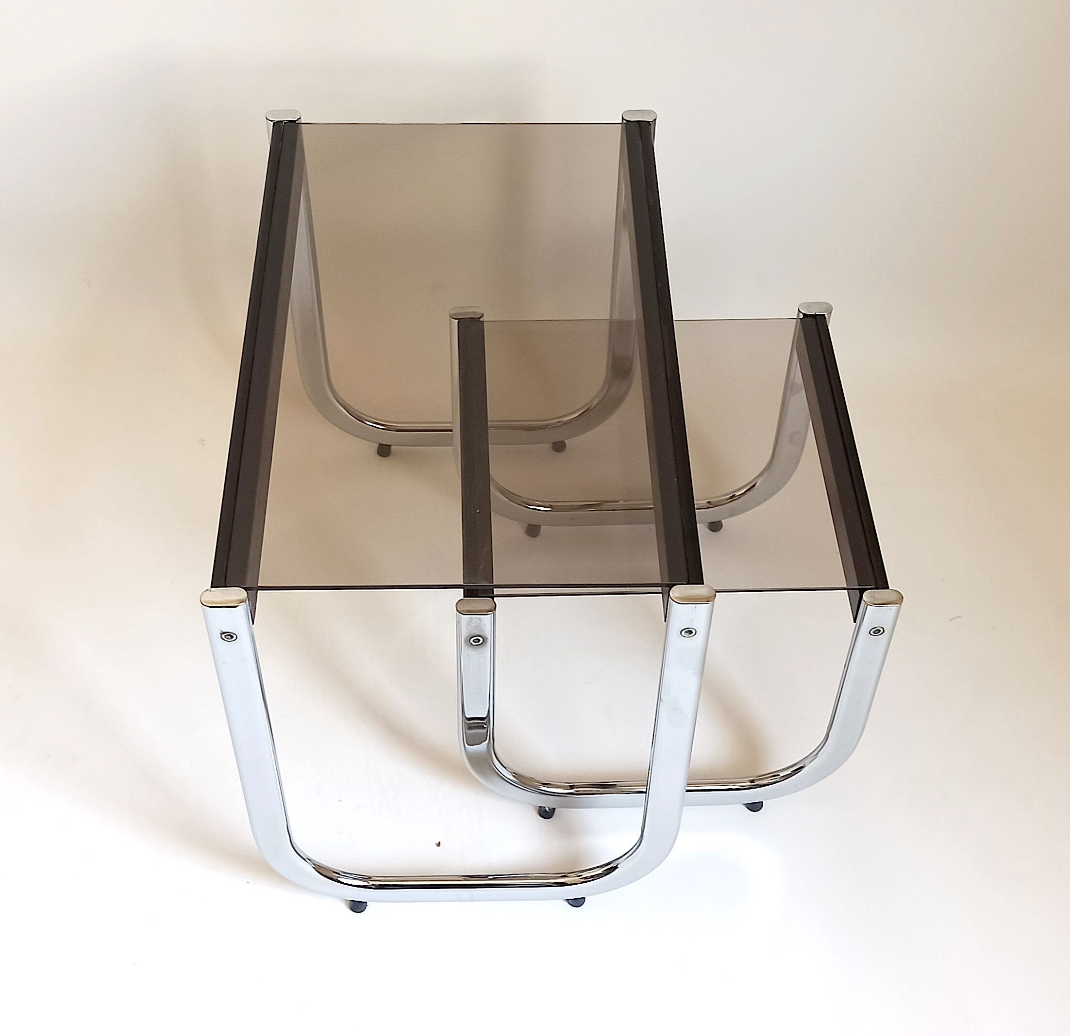 Pair of side tables 70s