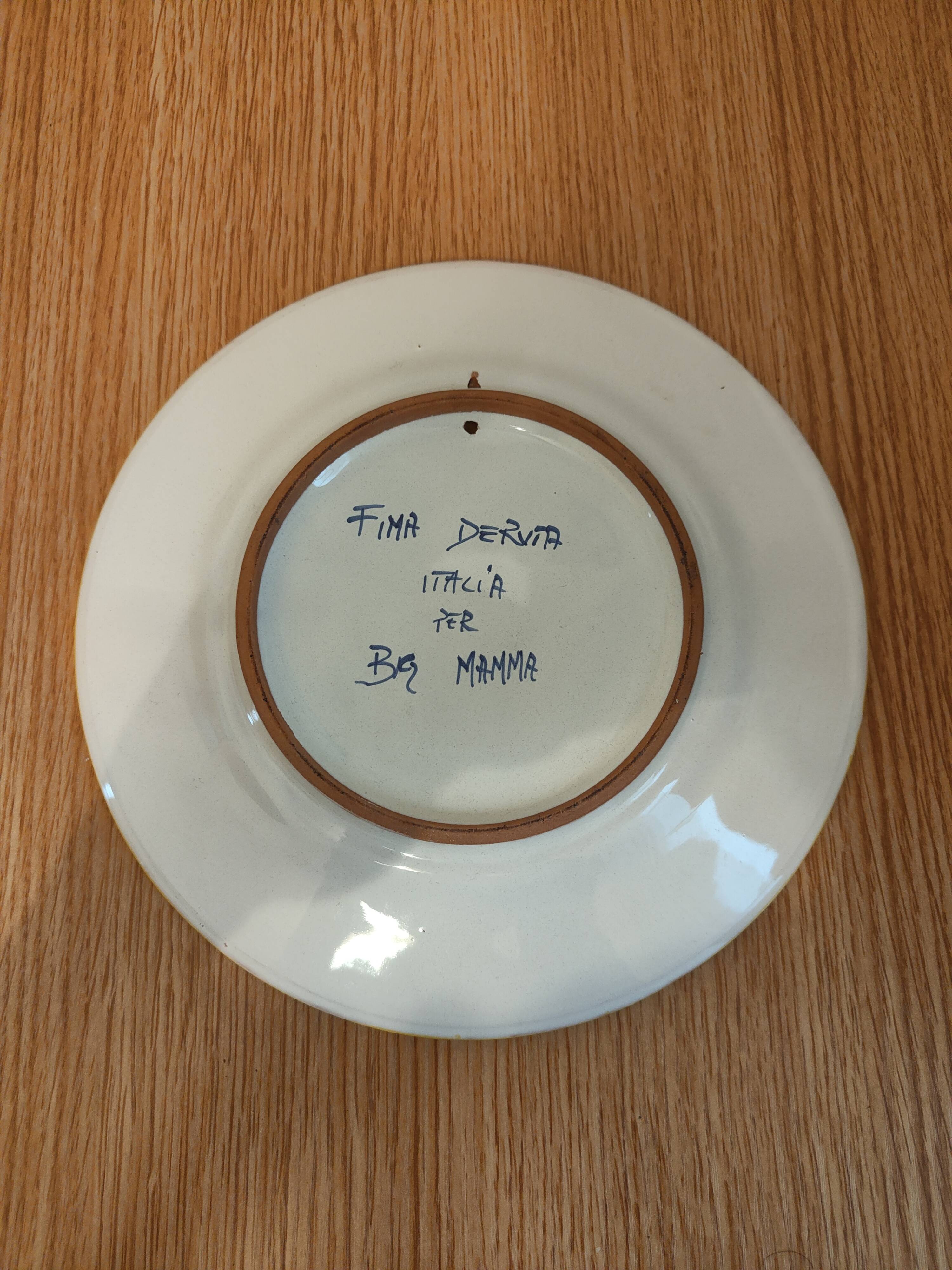 Fima Deruta plate