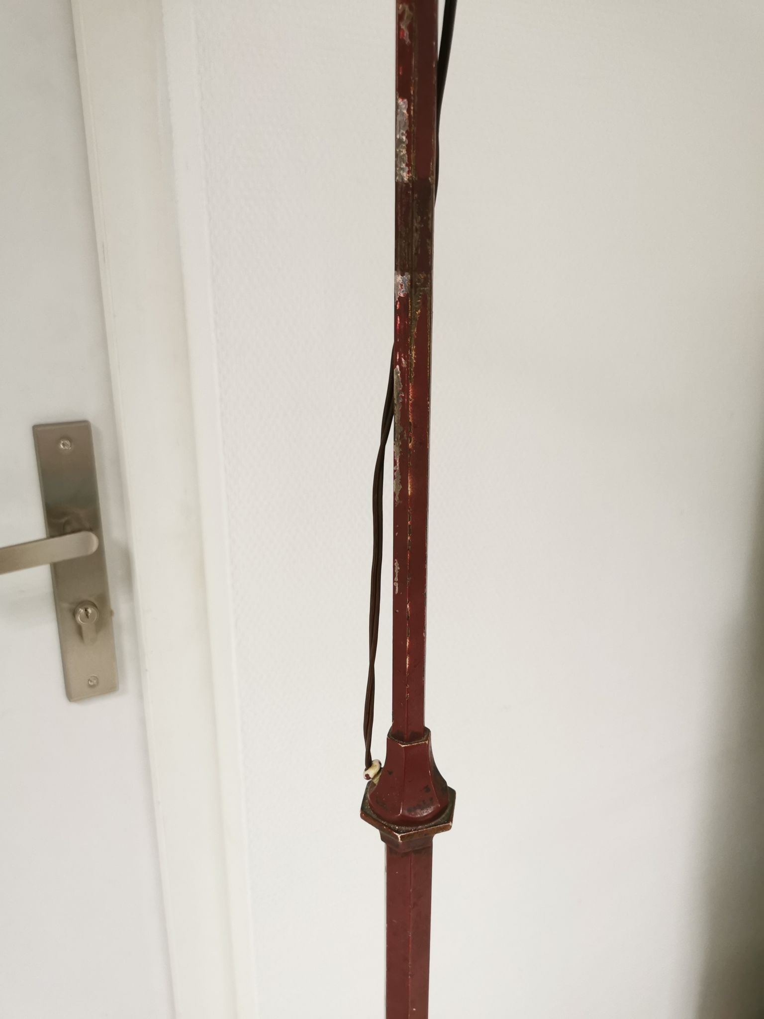 Lampadaire vintage style lampe bougeoir bouillotte