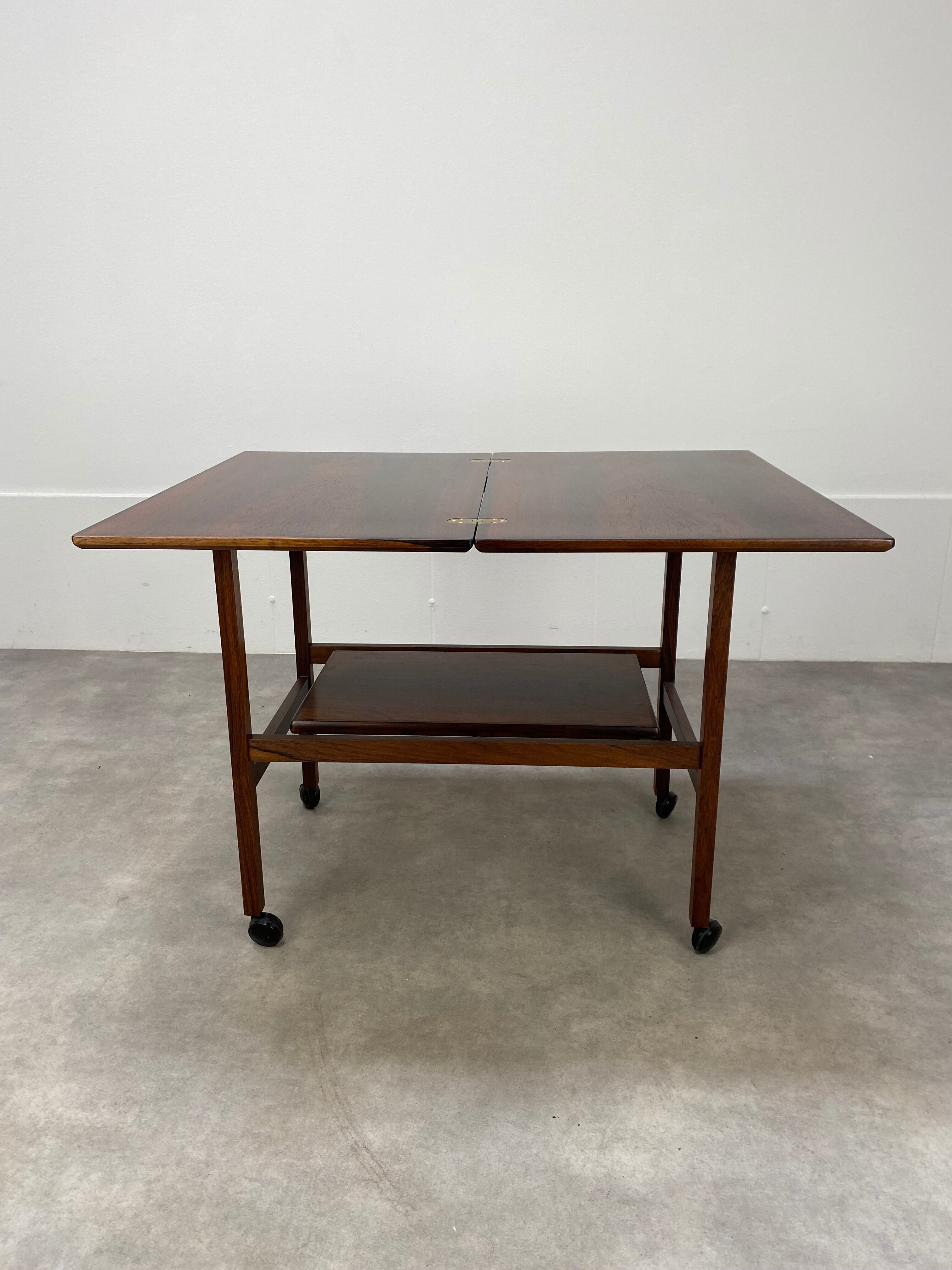 Scandinavian service arrebo mobler rosewood wallet tray