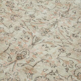 Hand-Knotted Rustic Turkish Beige Rug 196 cm x 267 cm - 36644