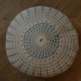 Hand-crocheted cushion
