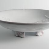 Art Deco White Earthenware Mermaid Bowl "300" by Mari Simmulson for Upsala-Ekeby