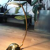 Lampe de bureau dorée style Arc Vintage
