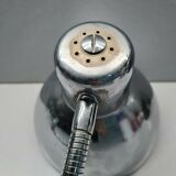 Lamp with vice attachment workshop desk flexible chrome metal