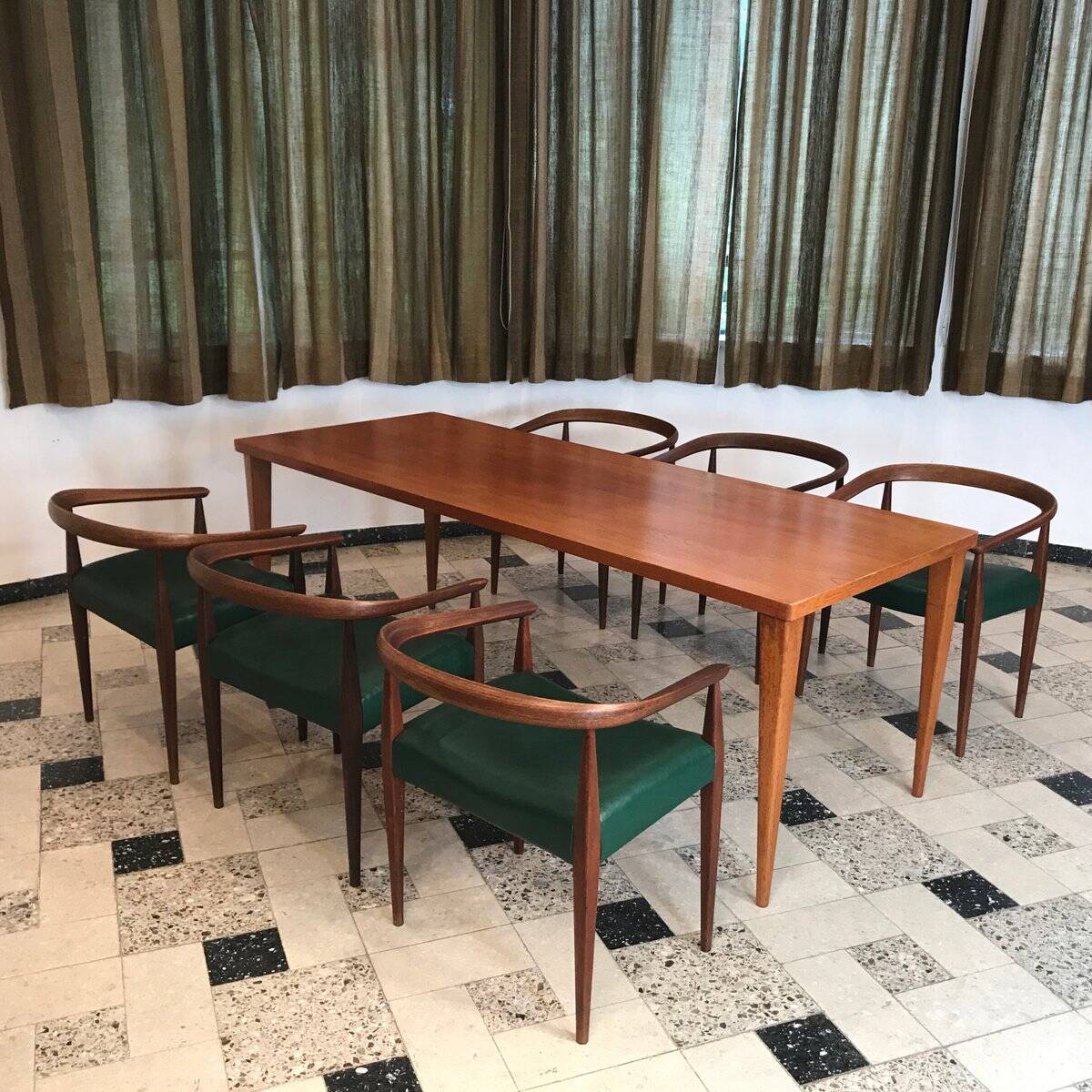 Scandinavian Dining table by Nanna Ditzel for P. K. Saværk, Denmark 1950s