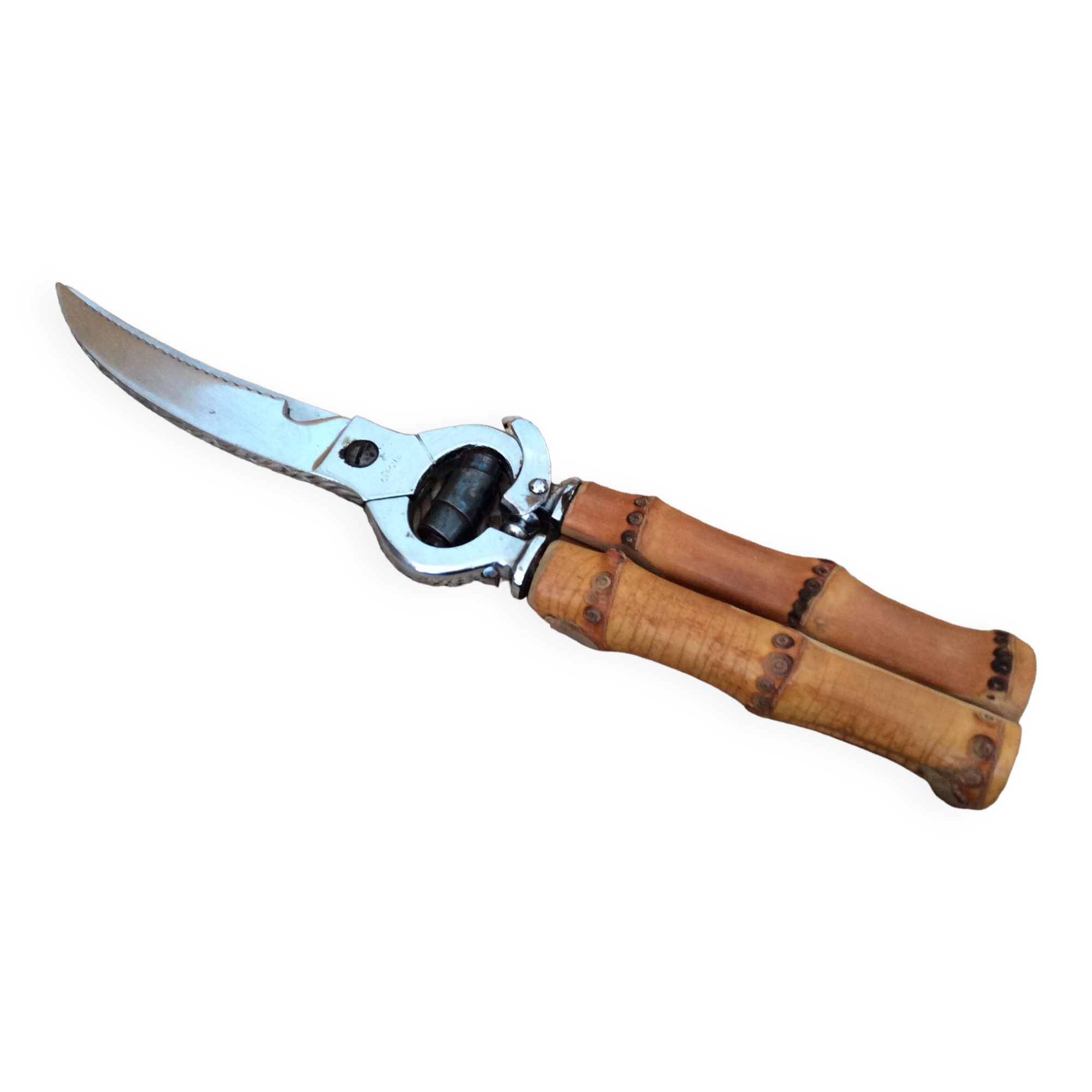 Bamboo pruning shears