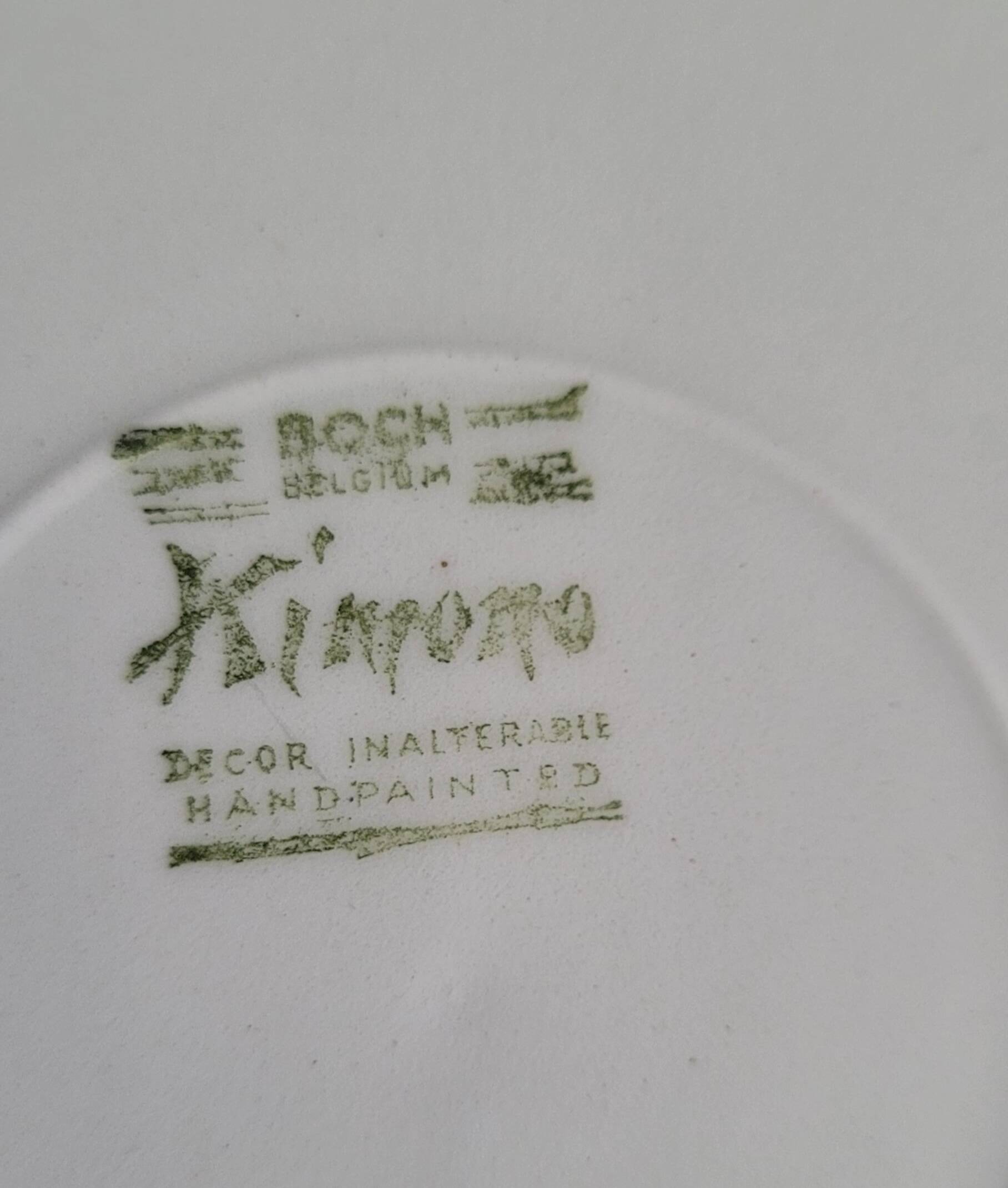 Set of 4 Kimono Boch plates