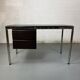 Vintage plywood and chrome desk from the 70s