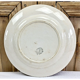 7 assiettes à dessert XIX Sarreguemines décor au pochoir