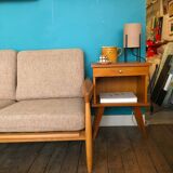 Scandinavian solid wood sofa