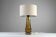 Amber & Clear Glass Table Lamp – Sweden, 1960s/1970s
