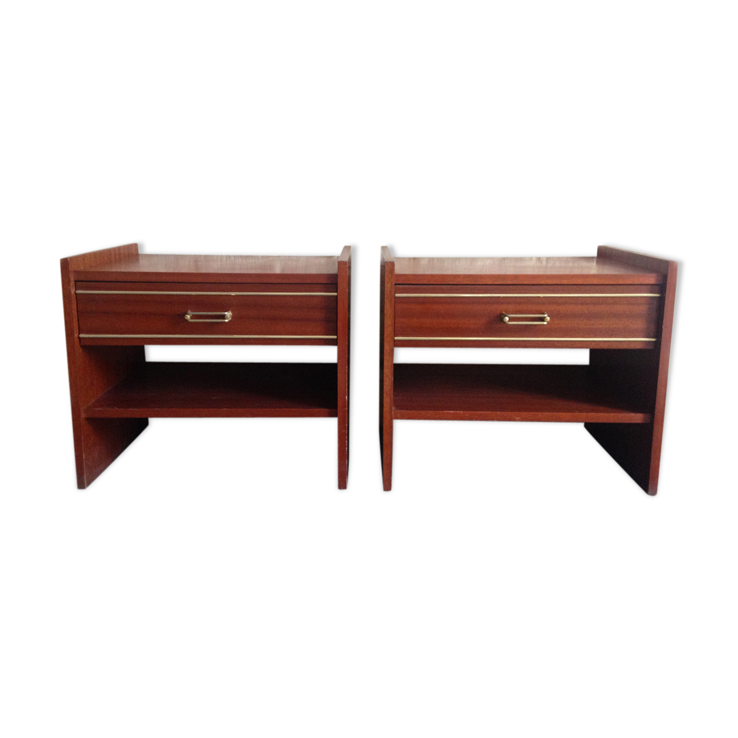 Pair of modernist nightstands