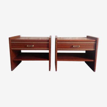 Pair of modernist nightstands