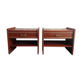 Pair of modernist nightstands