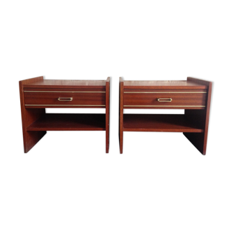 Pair of modernist nightstands